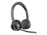 Poly Voyager 4300 UC Series 4320 - För Microsoft Teams - headset - på örat - Bluetooth - trådlös - USB-A - ljudisolerande - Certifierad för Microsoft-teams 218475-02