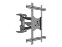 Multibrackets M Flexarm Series Dual Portrait - Monteringssats - fullständig rörelse - för LCD-display - svart - skärmstorlek: 40"-70" - väggmonterbar 7350105212314