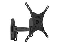 Multibrackets M VESA Flexarm 360 II - Monteringssats (vridbar arm, adapterplatta, väggfäste) - för platt panel - metall - svart - skärmstorlek: 15"-40" - väggmonterbar 7350022733282