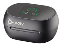 Poly Voyager Free 60+ UC M - True wireless-hörlurar med mikrofon - inuti örat - Bluetooth - aktiv brusradering - USB-A via Bluetooth-adapter - kolsvart - Certifierad för Microsoft-teams 7Y8G9AA
