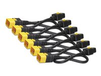 APC - Strömkabel - IEC 60320 C19 till IEC 60320 C20 - AC 240 V - 16 A - 1.22 m - sprintlåsning - svart - för P/N: SMT1500RM1UC, SMX1500RM2UCNCUS, SMX1500RM2UCUS, SMX750C, SRT1500XLI, SRT2200XLI-KR AP8714S