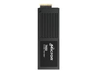 Micron 7450 PRO - SSD - Enterprise - krypterat - 7.68 TB - inbyggd - E1.S - PCIe 4.0 (NVMe) - TCG Opal Encryption 2.0, Self-Encrypting Drive (SED) MTFDKCE7T6TFR-1BC15ABYYR