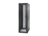 APC NetShelter SX - Rack - svart - 48U - 19" - TAA-kompatibel - för P/N: SMTL750RM2UC, SMX2200R2HVNC, SMX3000HVTUS, SUA2200RMXLI3U, SUA5000RMI5U AR3107