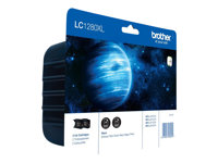 Brother LC1280XLBKBP2 - 2-pack - hög kapacitet - svart - original - blister - bläckpatron - för Brother MFC-J5910DW, MFC-J6510DW, MFC-J6710DW, MFC-J6910DW LC1280XLBKBP2