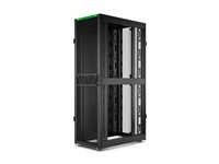 APC NetShelter SX Gen 2 - Rack skåp - 1991 H x 600 B x 1070 D mm, med sidor - golvstående - svart - 42U - 19" - TAA-kompatibel - för P/N: SC500RM1U, SCL500RM1UNC, SMX3000HVTUS, SRT2200RMXLAUS, SRTL2K2RM1UWC, SRTL3KRM1UIC AR3100B2