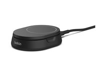 Belkin BoostCharge Pro - Trådlöst laddställ - magnetisk, konvertibel, med Qi2 - 15 Watt - 3 A - Fast Charge - svart WIA008BTBK