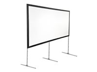 Multibrackets M Fast-fold - Projektorduk - 300" (762 cm) - 16:10 - Matte White - svart 7350073732029