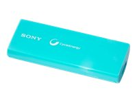 Sony CP-V3 - Strömadapter - Li-pol - 2800 mAh - 1.5 A (USB) - på kabel: Micro-USB - blå - för XPERIA E, J, L, M, Z1, Z1 (C6902) CP-V3L