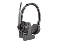 Poly Savi 8200 Series W8220-M - Microsoft - headset - på örat - DECT / Bluetooth - trådlös - aktiv brusradering - Certifierad för Microsoft-teams 207326-02
