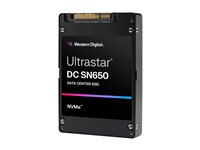WD Ultrastar DC SN650 WUS5EA176ESP5E3 - SSD - 7.68 TB - inbyggd - 2.5" - U.3 PCIe 4.0 (NVMe) 0TS2374