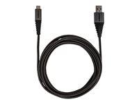 OtterBox - USB-kabel - USB-C (hane) till USB (hane) - 2.4 A - 3 m - svart - för P/N: 77-59006, 77-62208, 77-62210, 77-62214, 77-62216, 77-62218, 77-63514, 78-52099 78-51263