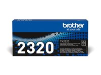 Brother TN2320 - Svart - original - tonerkassett - för Brother DCP-L2500, L2540, L2560, HL-L2360, L2365, MFC-L2700, L2720, L2740 TN2320