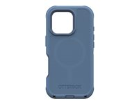 OtterBox Defender Series - Baksidesskydd för mobiltelefon - MagSafe-kompatibilitet - silikon - baby blue jeans (blå) - för Apple iPhone 16 Pro 77-95971