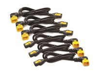 APC - Strömkabel - power IEC 60320 C13 till IEC 60320 C14 - 10 A - 1.83 m - 90° anslutning - svart - Världsomspännande - för P/N: SCL500RMI1U, SMT1500RM1UC, SMTL750RMI2UC, SMX1500RM2UCNCUS, SMX1500RM2UCUS, SMX750C AP8706R-WW