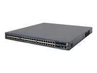 HPE 5500-48G-PoE+-4SFP HI - Switch - Administrerad - 48 x 10/100/1000 (PoE+) + 4 x Gigabit SFP + 2 x 10 Gigabit SFP+ - rackmonterbar - PoE+ (1440 W) JG542A
