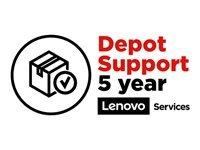 Lenovo Depot/Customer Carry-In Upgrade - Utökat serviceavtal - material och tillverkning (för system med 1 års depå eller inkörningsgaranti) - 5 år (från ursprungligt inköpsdatum av utrustningen) - för ThinkCentre M60q Chromebox; M70q Gen 3; M70s Gen 3; M70t Gen 3; ThinkCentre neo 50 5WS0D80972