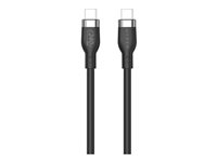 HyperJuice - USB-kabel - USB-C (hane) till USB-C (hane) - USB 2.0 - 2 m - utökat effektområde (EPR), USB-strömförsörjning (240W) - svart HJ4002BKGL