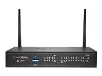 SonicWall TZ470W - Säkerhetsfunktion - 1GbE, 2.5GbE - Wi-Fi 5 - 2.4 GHz, 5 GHz - ej återförs - skrivbord 02-SSC-6442