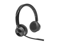 Poly Savi 7420 OFFICE - Savi 7400 series - headset - på örat - DECT / Bluetooth - trådlös - svart - Certifierad för Microsoft-teams 8L574AA
