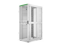 APC NetShelter SX Gen 2 - Rack skåp - 1991 H x 800 B x 1200 D mm, med sidor - golvstående - vit - 42U - 19" - för P/N: SCL500RM1UNC, SRT2200RMXLAUS, SRT3000RMXLT-NC, SRTL2K2RM1UWC, SRTL3KRM1UIC AR3380W2