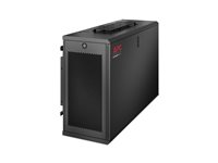 APC NetShelter WX AR106V - Skåp - väggmontering - svart - 6U - 19" - för P/N: SMTL750RM2UC, SMX2000RMLV2UNC, SMX2200R2HVNC, SMX3000HVTUS, SYA16K16RMP AR106V
