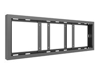 Multibrackets M Pro Series - Hölje - för digital skylt - liten - stål - svart - skärmstorlek: 37" - väggmonterbar 7350105211485