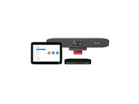 HP Poly Studio Small Room Bundle - För zoomningsrum - paket för videokonferens (Poly TC10 pekstyrenhet, HP Mini Conferencing PC, Poly Studio R30 video bar) - Zoomcertifierad, Certifierad för Microsoft-teams - sand - power adapter included 9C957AA