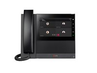 HP Poly CCX 600 - För Microsoft Teams - VoIP-telefon med nummerpresentation/samtal väntar - SIP, RTP, RTCP - 24 linjer - svart 82Z84AA