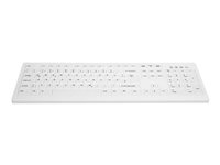 Active Key MedicalKey AK-C8100 - Tangentbord - trådlös - 2.4 GHz - Nordisk - vit AK-C8100F-FUS-W/NOR