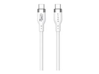HyperJuice - USB-kabel - USB-C (hane) till USB-C (hane) - USB 2.0 - 2 m - utökat effektområde (EPR), USB-strömförsörjning (240W) - vit HJ4002WHGL