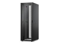 APC NetShelter SX Networking Enclosure with Sides - Rack - svart - 48U - 19" - TAA-kompatibel - för P/N: SC500RM1U, SMTL3KRM2UCLNC, SMX1000CUS, SMX1500RM2UCNCUS, SRTL2K2RM1UWC, SRTL3KRM1UIC AR3347