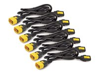APC - Strömkabel - power IEC 60320 C13 till IEC 60320 C14 - 10 A - 1.22 m - svart - Nordamerika - för P/N: SCL500RMI1U, SMT1500RM1UC, SMTL750RMI2UC, SMX1500RM2UCNCUS, SMX1500RM2UCUS AP8704S-NA