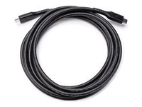 Crestron CBL-USB3G1-C-C-9 - USB-kabel - USB-C (hane) till USB-C (hane) - USB 3.2 Gen 1 - 2.7 m - passiv, USB Power Delivery (60W), stöd för DP Alt-läge CBL-USB3G1-C-C-9