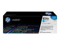 HP 824A - Cyan - original - LaserJet - tonerkassett (CB381A) - för Color LaserJet CM6040, CM6040f, CM6049f, CP6015de, CP6015dn, CP6015n, CP6015x, CP6015xh CB381A