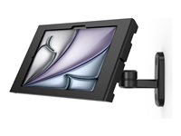 Compulocks iPad Air M2 & M3 11", Apex Enclosure Swing Wall Mount - Black - Monteringssats (svängbar arm, hölje) - synliga kameror och sensorer fram/bak - för surfplatta - låsbar - metall - svart - skärmstorlek: 11" - väggmonterbar - för Apple 11-inch iPad Air (M2, M3) 827B11APXB