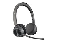 Poly Voyager 4300 UC Series 4320 - Headset - på örat - Bluetooth - trådlös - USB-A - ljudisolerande - Zoomcertifierad 218475-01