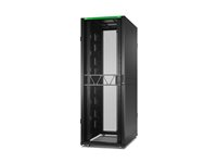 APC NetShelter SX Gen 2 - Rack skåp - 2124 H x 750 B x 1200 D mm, med sidor - golvstående - svart - 45U - 19" - TAA-kompatibel - för P/N: SC500RM1U, SRT2200RMXLAUS, SRT3000RMXLA, SRT3000RMXLT-NC, SRTL2K2RM1UWC, SRTL3KRM1UIC AR3355B2