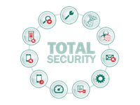 Kaspersky Total Security for Business - Förnyelse av abonnemangslicens (1 år) - 1 nod - volym - Nivå K (10-14) - Europa KL4869XAKFR