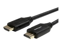 StarTech.com Premium Höghastighets HDMI-kabel med Ethernet - 4K 60 Hz - 3 m - HDMI-kabel med Ethernet - HDMI hane till HDMI hane - 3 m - svart - för P/N: EXTEND-HDMI-4K40C6P1, KITBXAVHDPEU, KITBXAVHDPUK, KITBXDOCKPEU, KITBXDOCKPUK HDMM3MP
