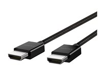 Belkin - Ultra High Speed - HDMI-kabel - HDMI hane till HDMI hane - 1 m - svart - 4K120Hz stöd, 8K60Hz stöd, flätad kabel AV10176BT1M-BLK