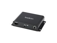 Belkin - Förlängare för tangentbord/video/mus/ljud - sändare - DisplayPort, HDMI - över fiberoptik - USB - 6 portar - upp till 300 m - TAA-kompatibel F1DN-KVM-EXTFI