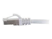 C2G Cat5e Non-Booted Shielded (STP) Network Patch Cable - Patch-kabel - RJ-45 (hane) till RJ-45 (hane) - 20 m - STP - CAT 5e - formpressad - vit 83888