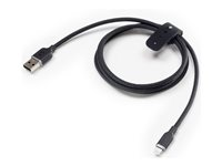 mophie charge stream - Lightning-kabel - USB hane till Lightning hane - 1 m - svart - USB Power Delivery (12W) 409912821