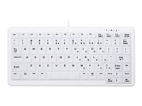 Active Key MedicalKey AK-C4110 - Tangentbord - USB - amerikansk - vit AK-C4110F-U1-W/US