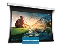Da-Lite Tensioned DescenderPro - Projektorduk - takmontering - motoriserad - 230 V - 85.83" (218 cm) - 16:9 - HD Progressive 1.3 - RAL 9016 10106650