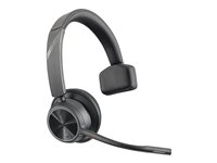 Poly Voyager 4300 UC Series 4310 - Headset - på örat - Bluetooth - trådlös - USB-A - Zoomcertifierad 218470-01