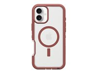 OtterBox Defender Series XT - Baksidesskydd för mobiltelefon - MagSafe-kompatibilitet - tegelröd - för Apple iPhone 16 Plus 77-96048