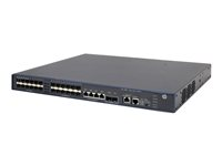 HPE 5500-24G-SFP HI - Switch - Administrerad - 24 x Gigabit SFP + 4 x 10/100/1000 + 2 x 10 Gigabit SFP+ - rackmonterbar JG543A