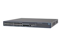 HPE 5500-24G-4SFP HI - Switch - L4 - Administrerad - 24 x 10/100/1000 (PoE) + 4 x kombinations-SFP - rackmonterbar - PoE JG238A#ABB
