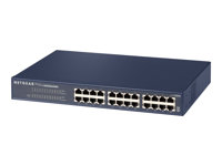 NETGEAR 24-Port 10/100 Fast Ethernet Switch JFS524v2 - Switch - ohanterad - 24 x 10/100 - skrivbordsmodell, rackmonterbar JFS524-200EUS